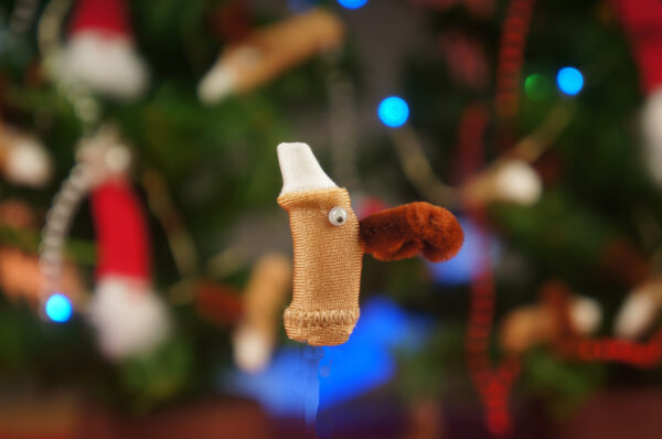 Tabletop Mini Christmas Tree With Decorations(Christmas Hearing Aids Sleeve) - Image 3