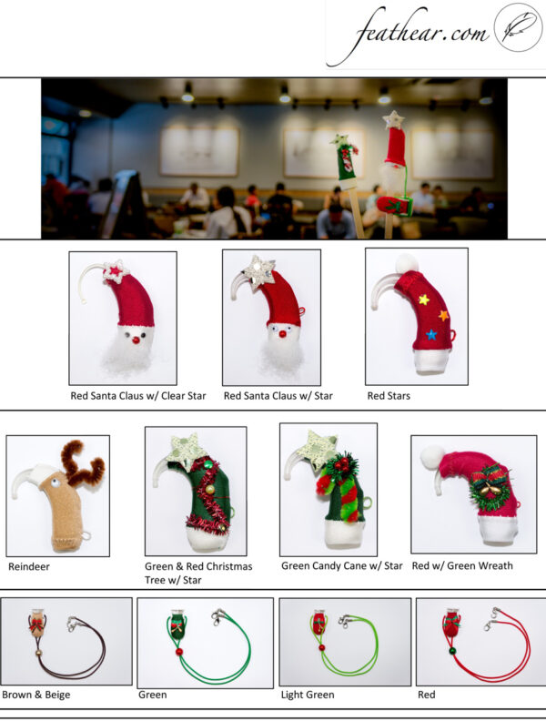 Tabletop Mini Christmas Tree With Decorations(Christmas Hearing Aids Sleeve) - Image 8