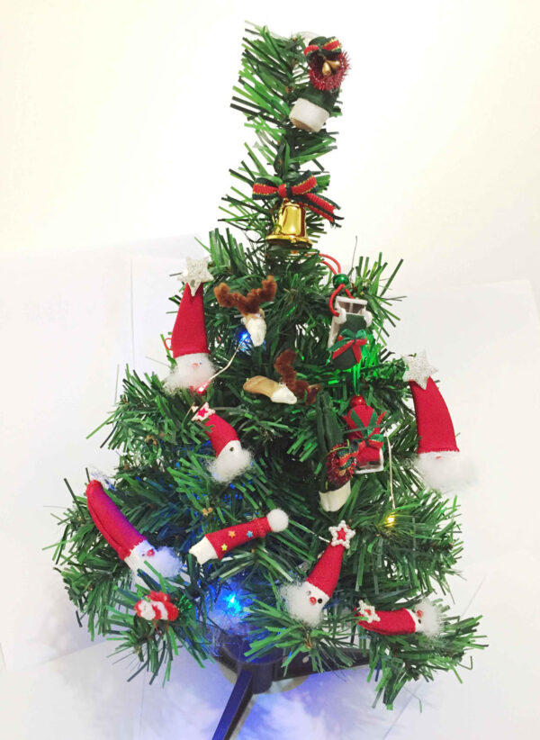 Tabletop Mini Christmas Tree With Decorations(Christmas Hearing Aids Sleeve) - Image 7