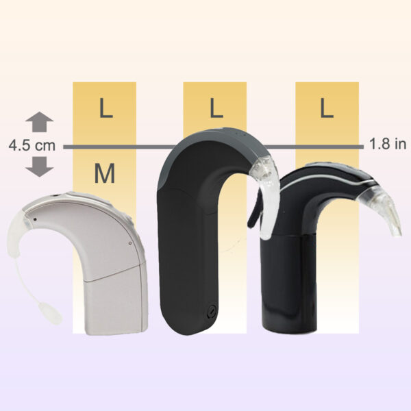 Cochlear Implant BTE Device Protection Cover, Single Color Blue, (Pair) - Image 2